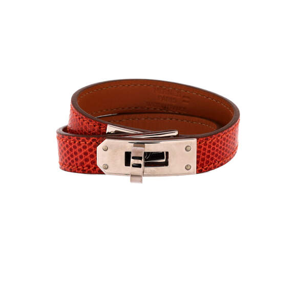 Hermes Kelly Double Tour Bracelet Lizard